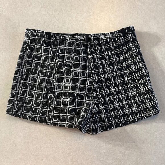 River Island Black Check Smart Shorts ASO Taylor Swift - Picture 4 of 7